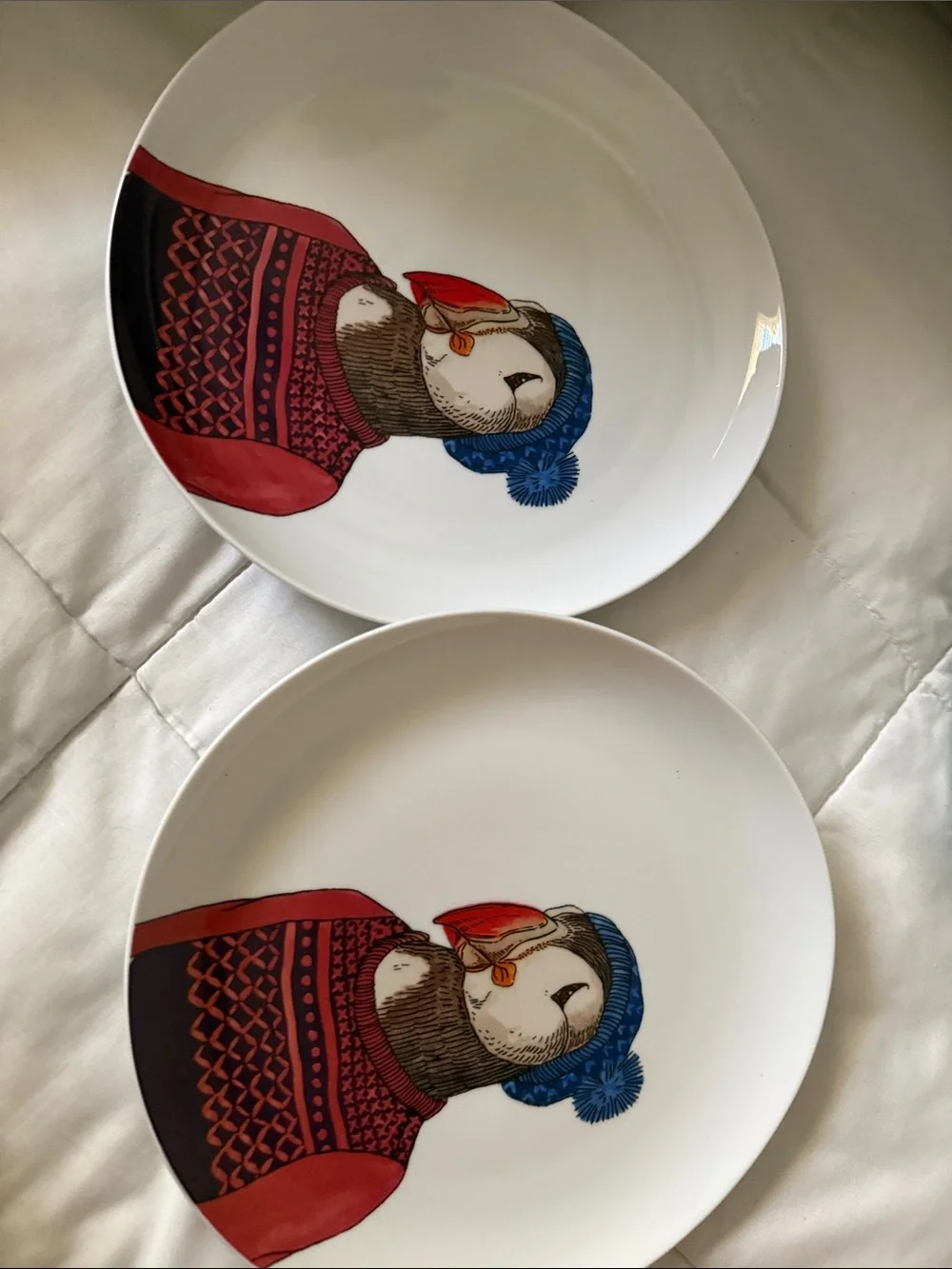 West elm + Rachel Kozlowski collection dapper puffin